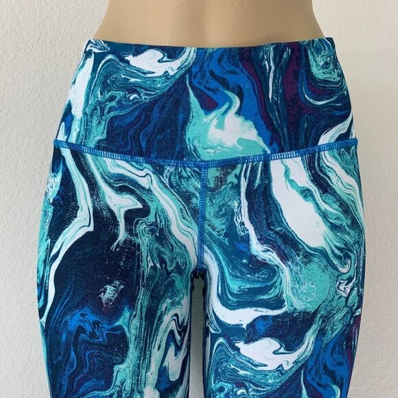 PATAGONIA green cropped leggings sz S womens - Picture 3 of 10